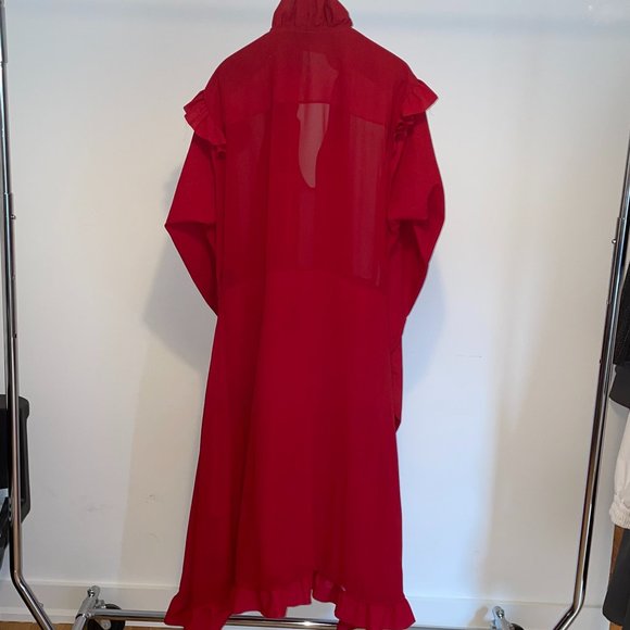 VETEMENTS Spring 2016  Runway Over-Sized Red Dress - Picture 7 of 15
